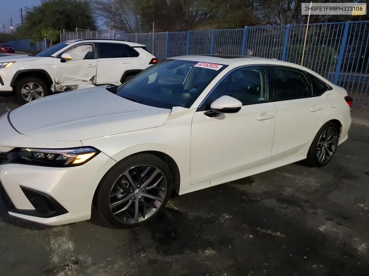 2023 Honda Civic Touring VIN: 2HGFE1F99PH323106 Lot: 63152825