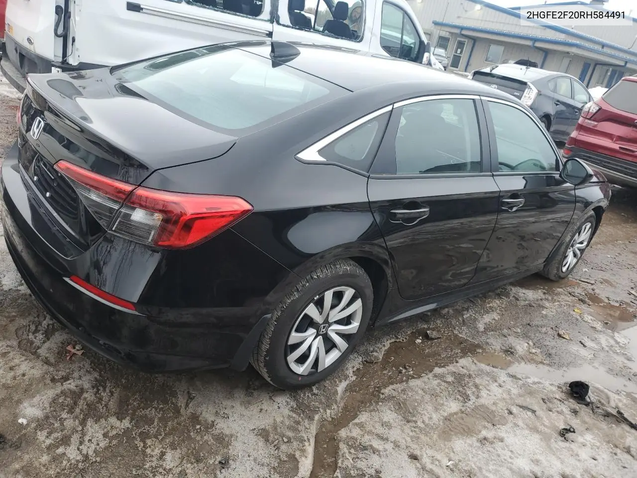 2024 Honda Civic Lx VIN: 2HGFE2F20RH584491 Lot: 47350045