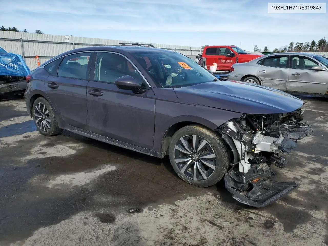 2024 Honda Civic Exl VIN: 19XFL1H71RE019847 Lot: 51758405