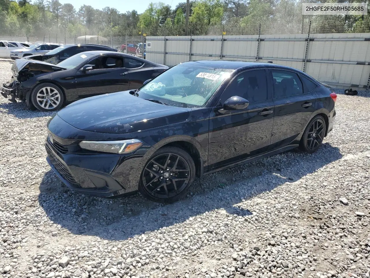 2024 Honda Civic Sport VIN: 2HGFE2F50RH505685 Lot: 53075815