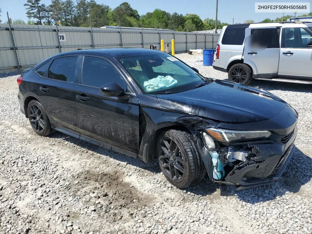 2024 Honda Civic Sport VIN: 2HGFE2F50RH505685 Lot: 53075815