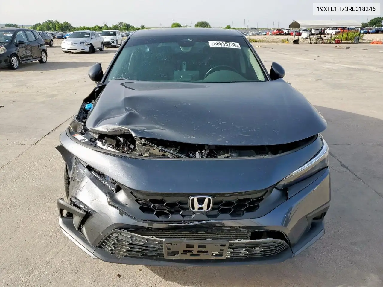 2024 Honda Civic Exl VIN: 19XFL1H73RE018246 Lot: 56635735