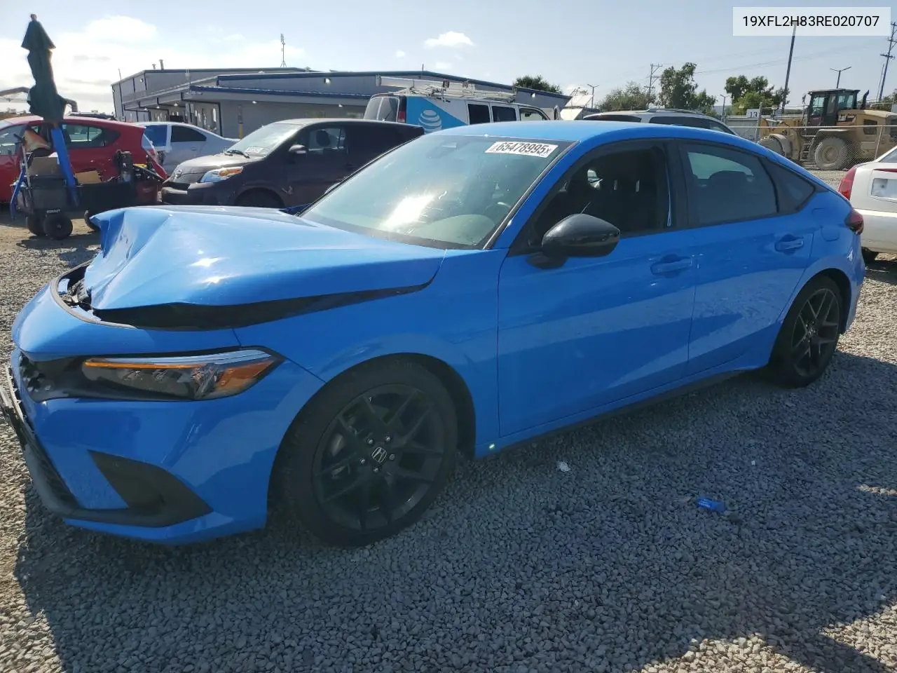 2024 Honda Civic Sport VIN: 19XFL2H83RE020707 Lot: 65478995