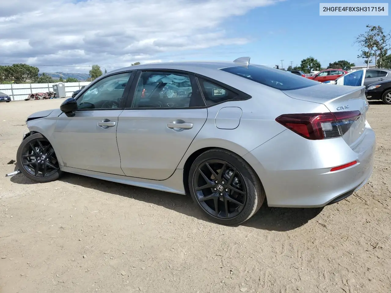2025 Honda Civic Sport VIN: 2HGFE4F8XSH317154 Lot: 56817685
