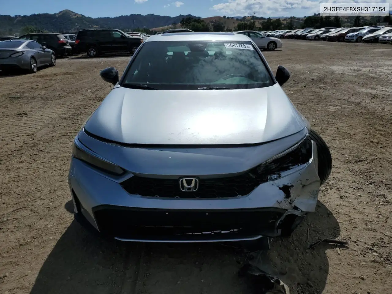 2025 Honda Civic Sport VIN: 2HGFE4F8XSH317154 Lot: 56817685