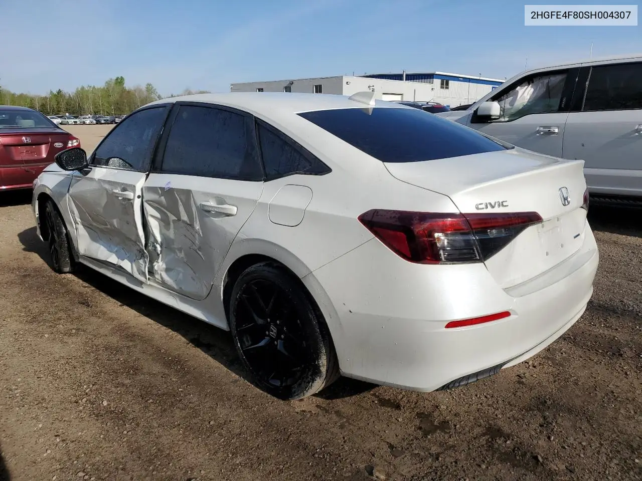 2025 Honda Civic Sport VIN: 2HGFE4F80SH004307 Lot: 56847935