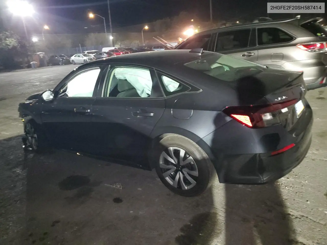 2025 Honda Civic Lx VIN: 2HGFE2F20SH587414 Lot: 63151025