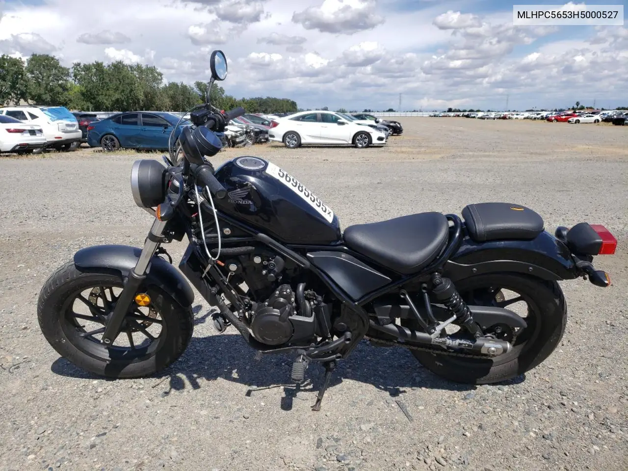 2017 Honda Cmx500 A VIN: MLHPC5653H5000527 Lot: 56985595