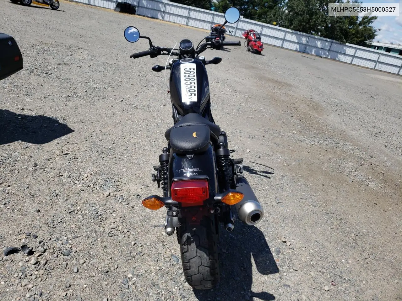 2017 Honda Cmx500 A VIN: MLHPC5653H5000527 Lot: 56985595