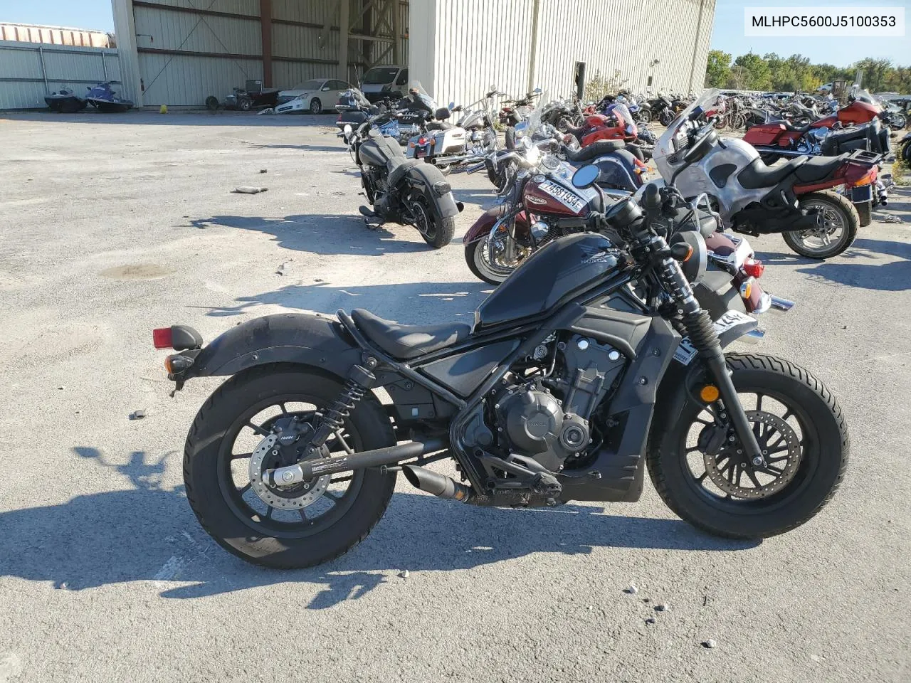 2018 Honda Cmx500 VIN: MLHPC5600J5100353 Lot: 73387124