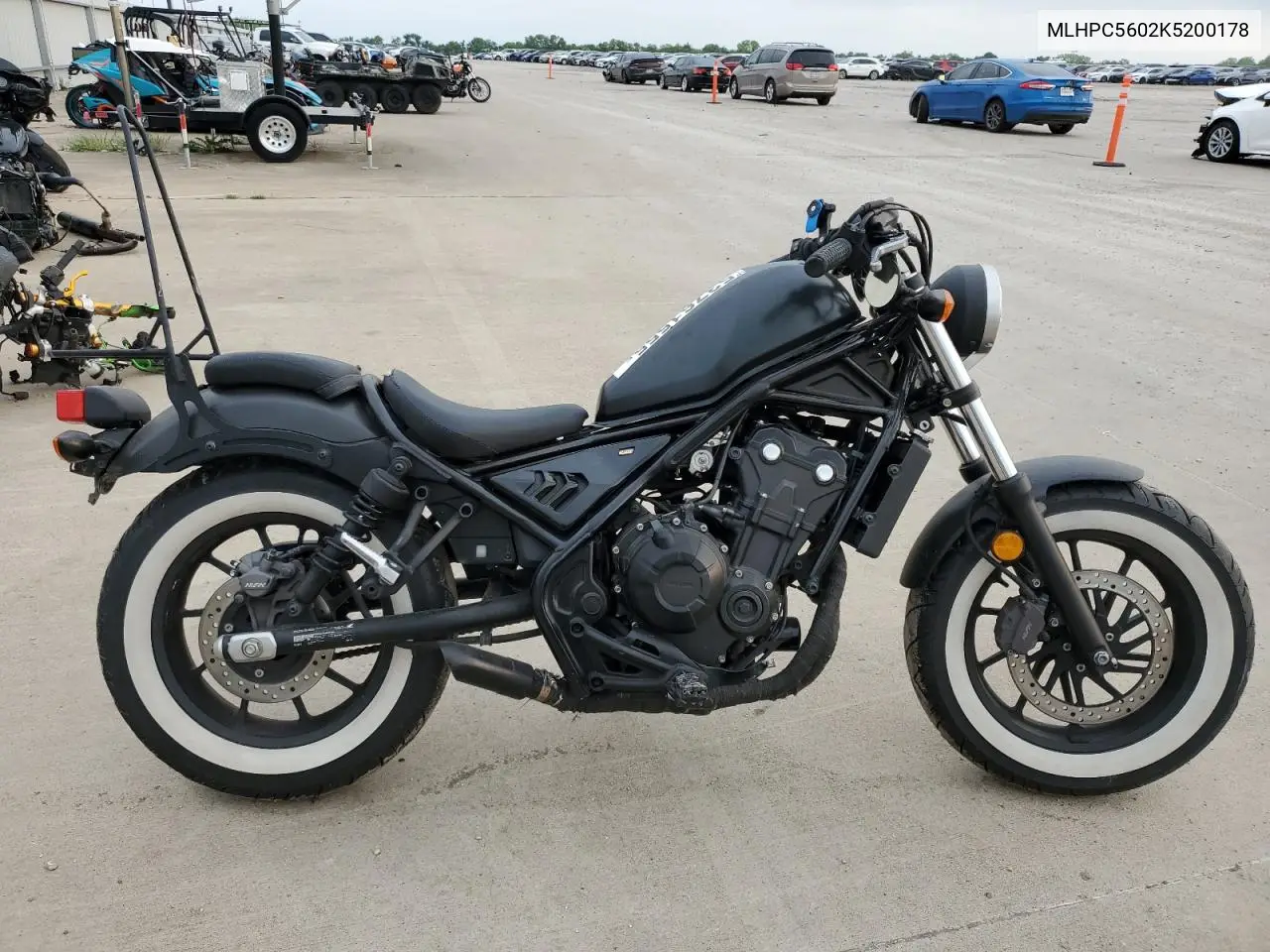 2019 Honda Cmx500 VIN: MLHPC5602K5200178 Lot: 53761555