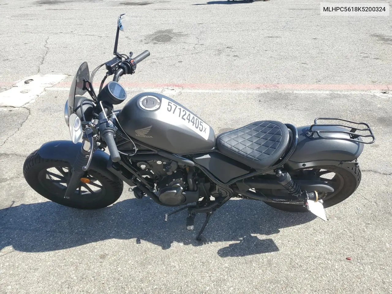 2019 Honda Cmx500 VIN: MLHPC5618K5200324 Lot: 57124405