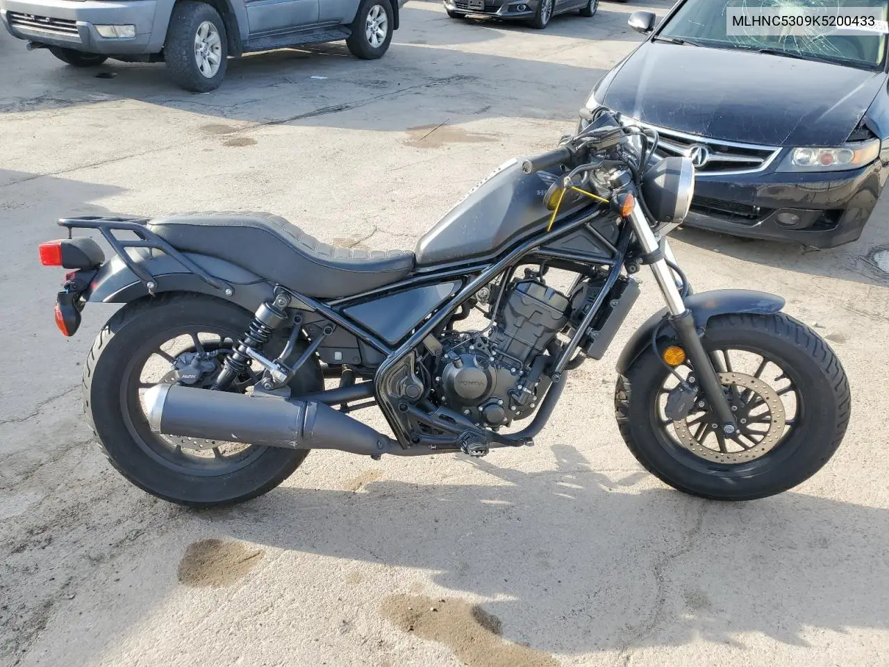 2019 Honda Cmx300 VIN: MLHNC5309K5200433 Lot: 62892105