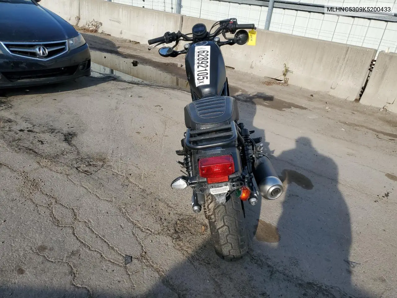 2019 Honda Cmx300 VIN: MLHNC5309K5200433 Lot: 62892105