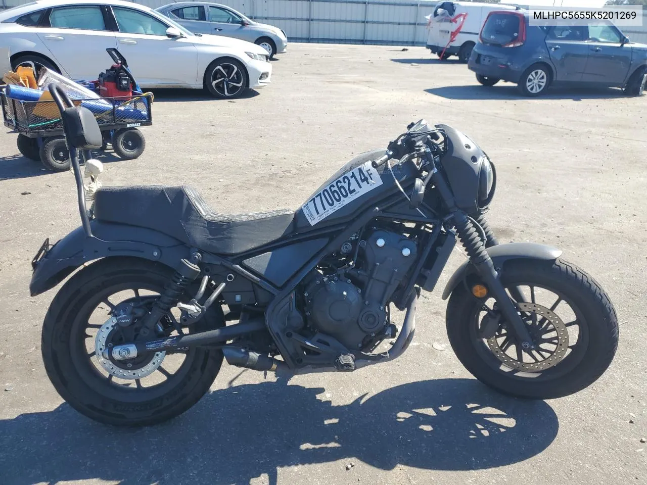 2019 Honda Cmx500 A VIN: MLHPC5655K5201269 Lot: 77066214