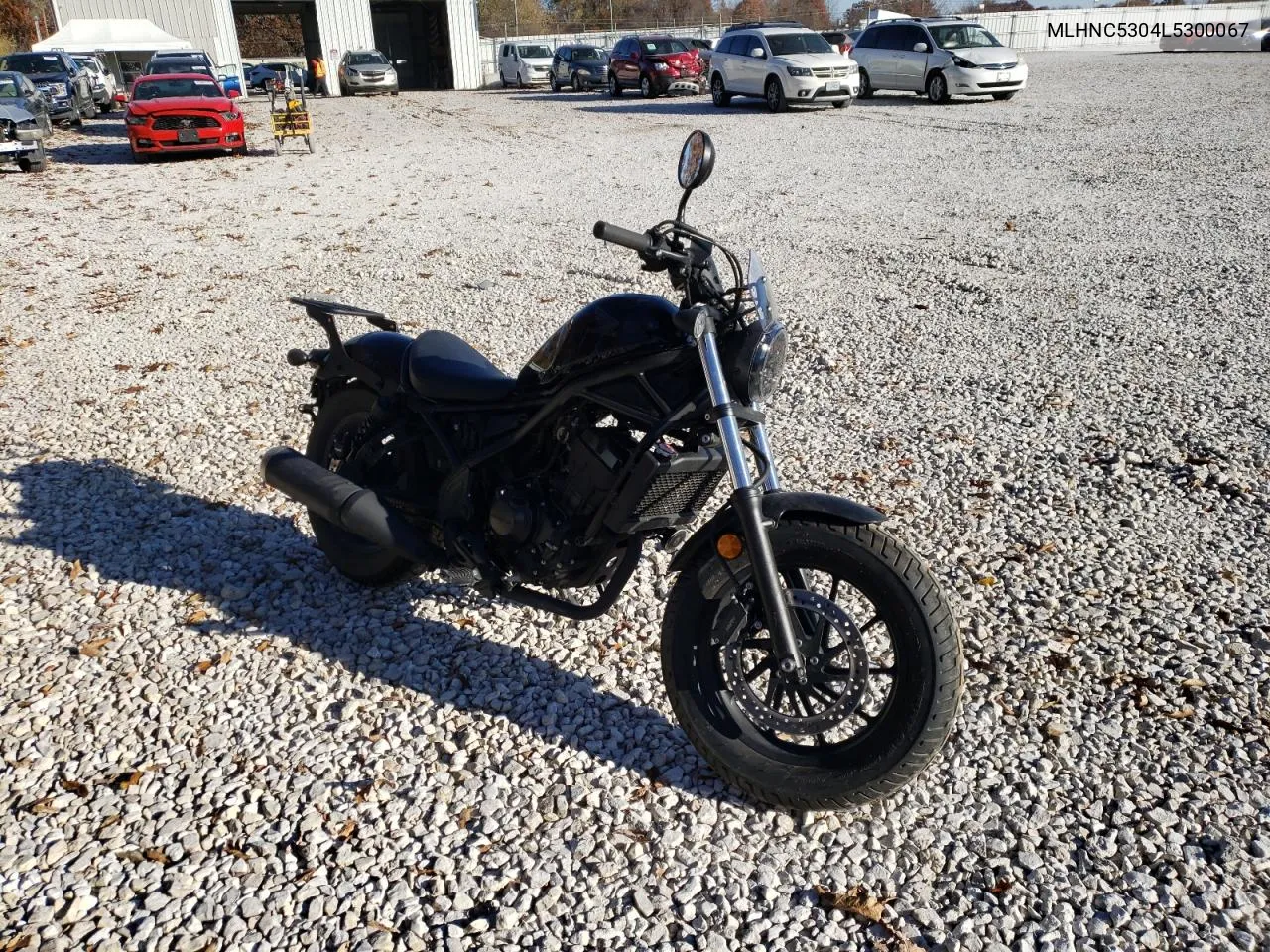 2020 Honda Cmx300 VIN: MLHNC5304L5300067 Lot: 82380563