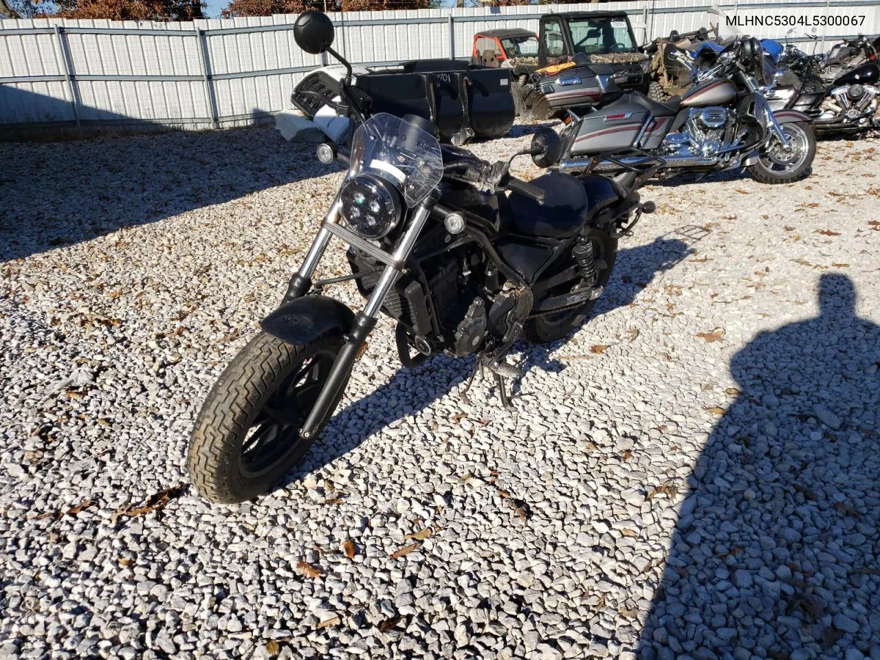 2020 Honda Cmx300 VIN: MLHNC5304L5300067 Lot: 82380563
