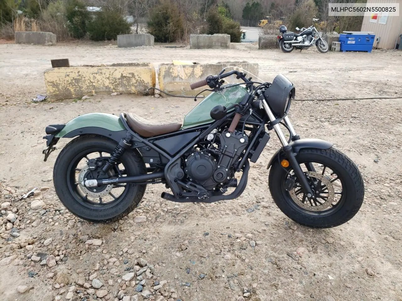 2022 Honda Cmx500 VIN: MLHPC5602N5500825 Lot: 45640285