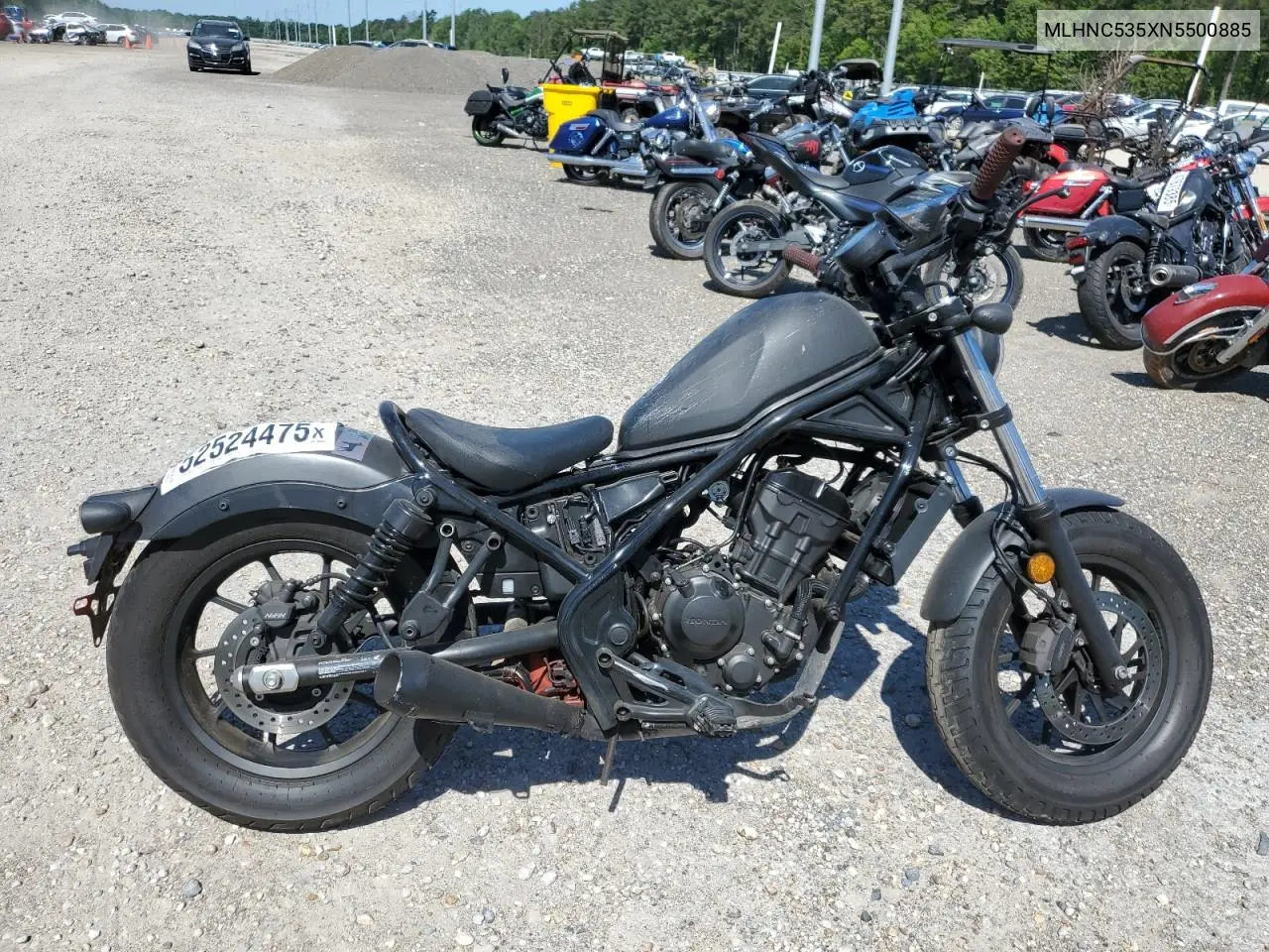 2022 Honda Cmx300 A VIN: MLHNC535XN5500885 Lot: 52524475