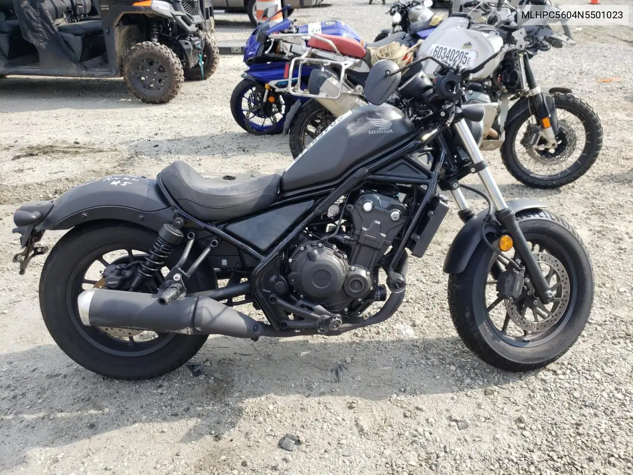 2022 Honda Cmx500 VIN: MLHPC5604N5501023 Lot: 60452315