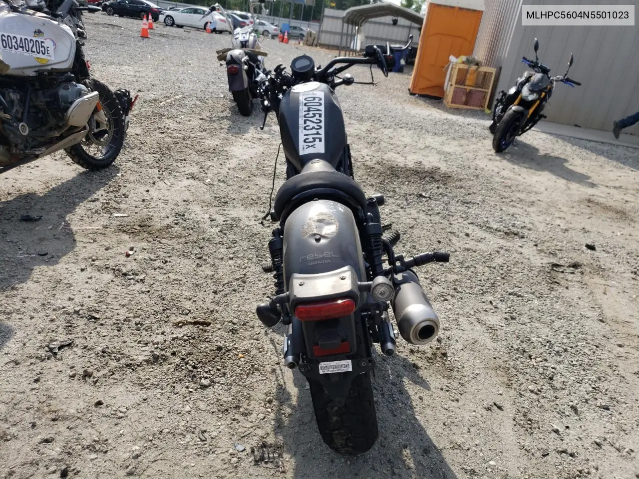 2022 Honda Cmx500 VIN: MLHPC5604N5501023 Lot: 60452315