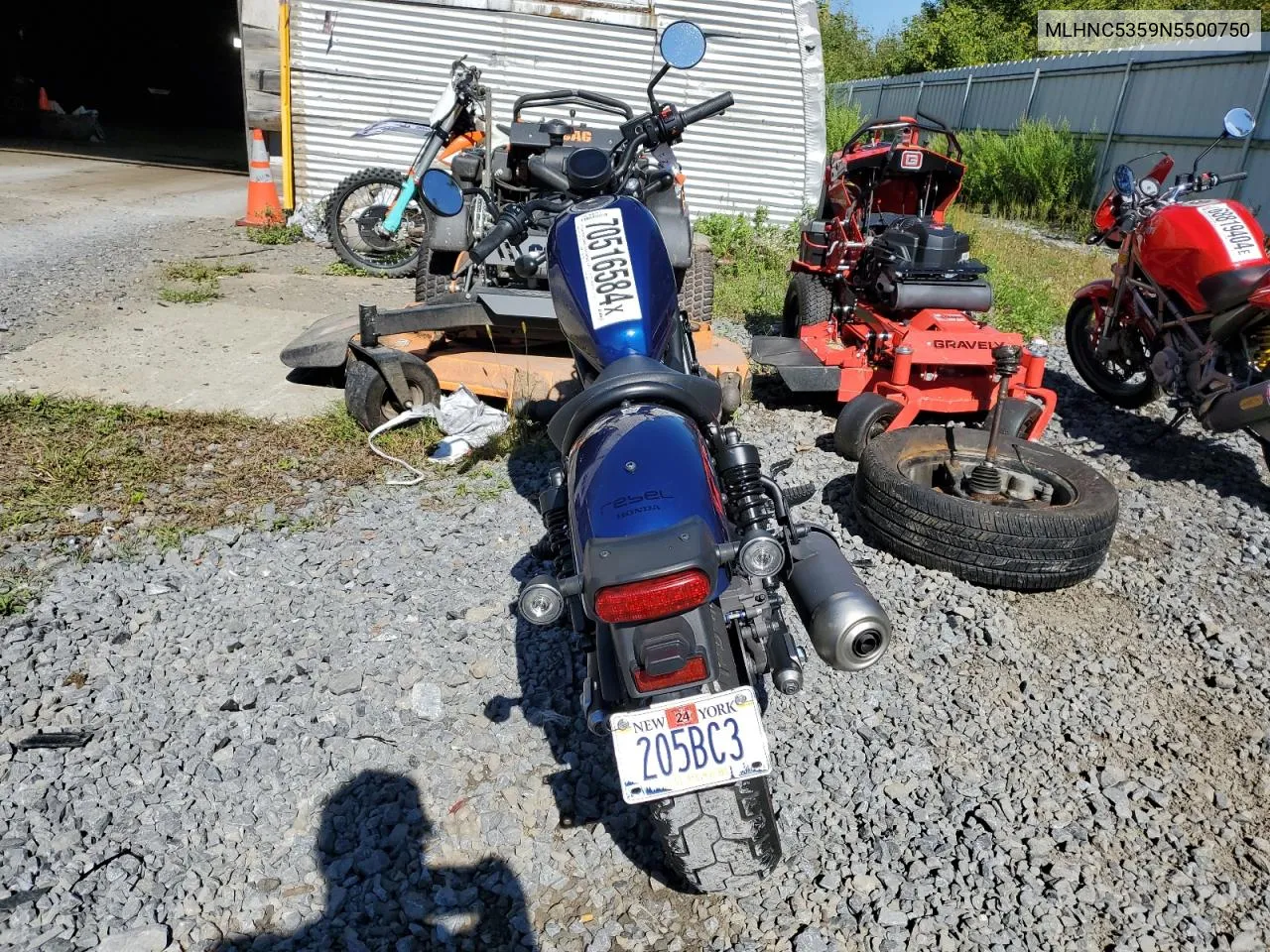 2022 Honda Cmx300 A VIN: MLHNC5359N5500750 Lot: 70516584