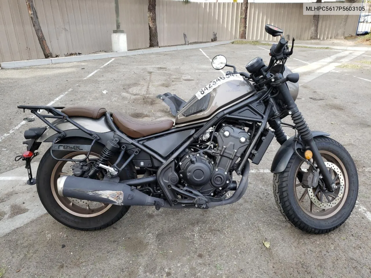 2023 Honda Cmx500 VIN: MLHPC5617P5603105 Lot: 84234634