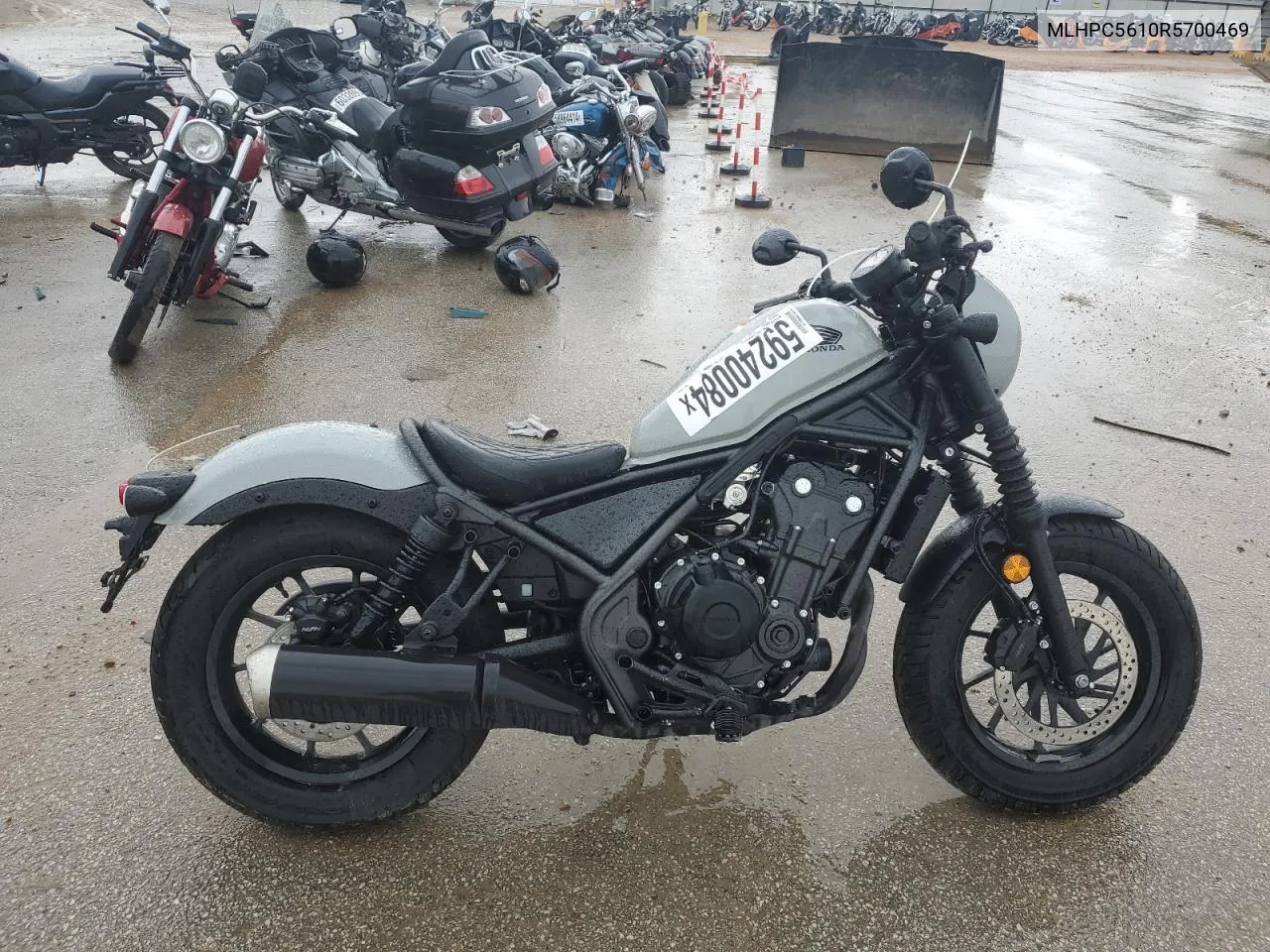 2024 Honda Cmx500 A2 VIN: MLHPC5610R5700469 Lot: 59240084