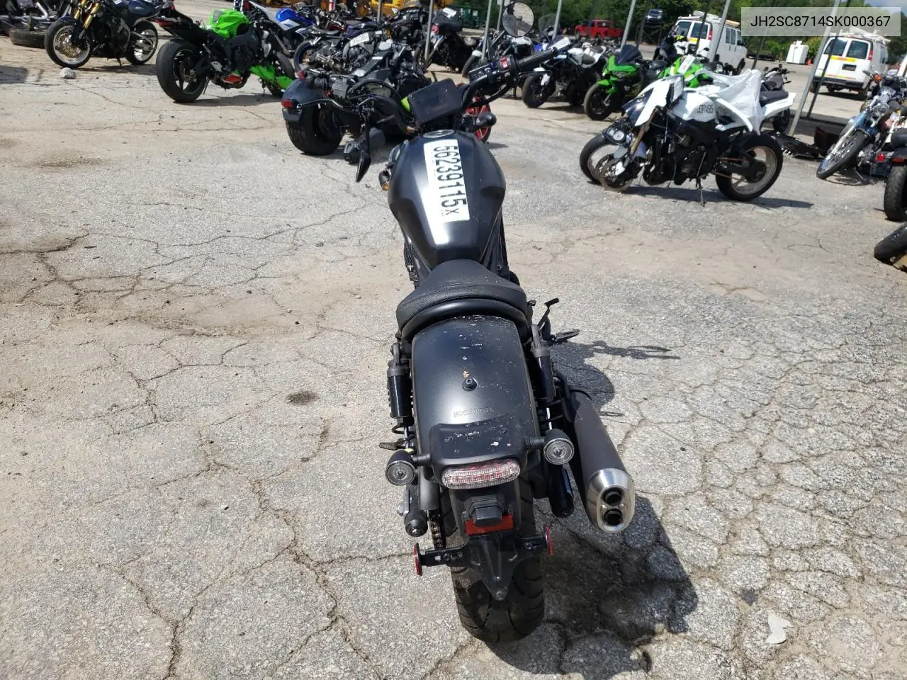 2025 Honda Cmx1100 A VIN: JH2SC8714SK000367 Lot: 56239115