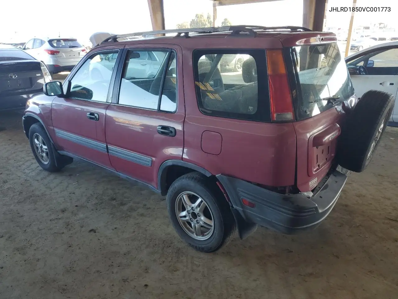 1997 Honda Cr-V Lx VIN: JHLRD1850VC001773 Lot: 49278435