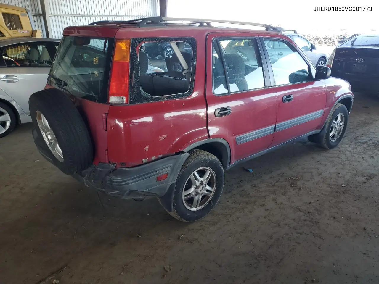 1997 Honda Cr-V Lx VIN: JHLRD1850VC001773 Lot: 49278435