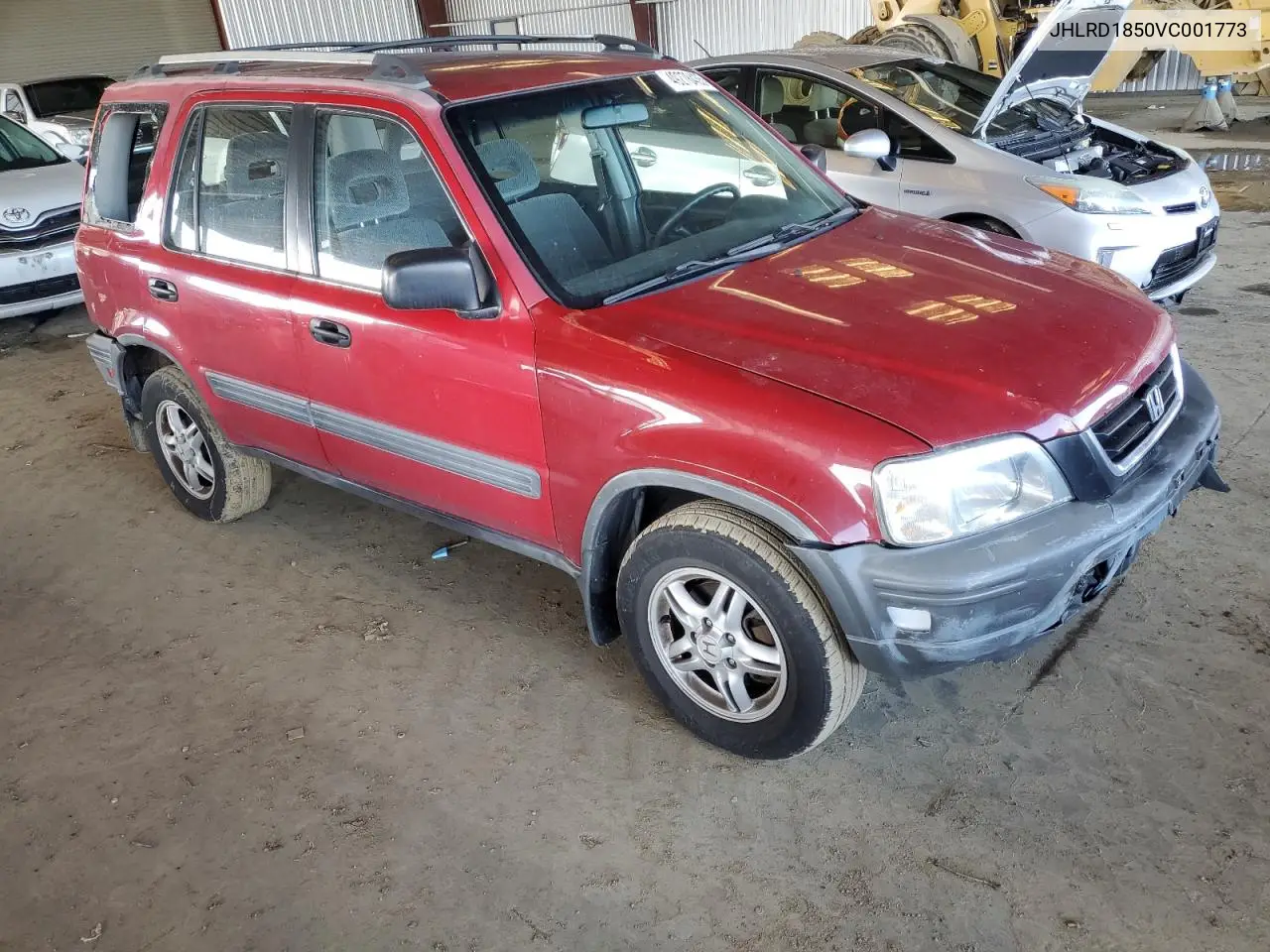 1997 Honda Cr-V Lx VIN: JHLRD1850VC001773 Lot: 49278435