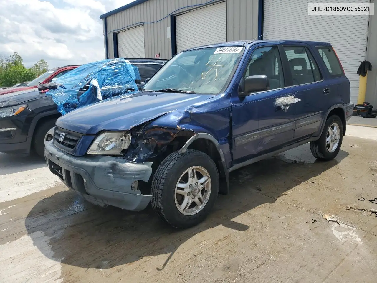 1997 Honda Cr-V Lx VIN: JHLRD1850VC056921 Lot: 56673655
