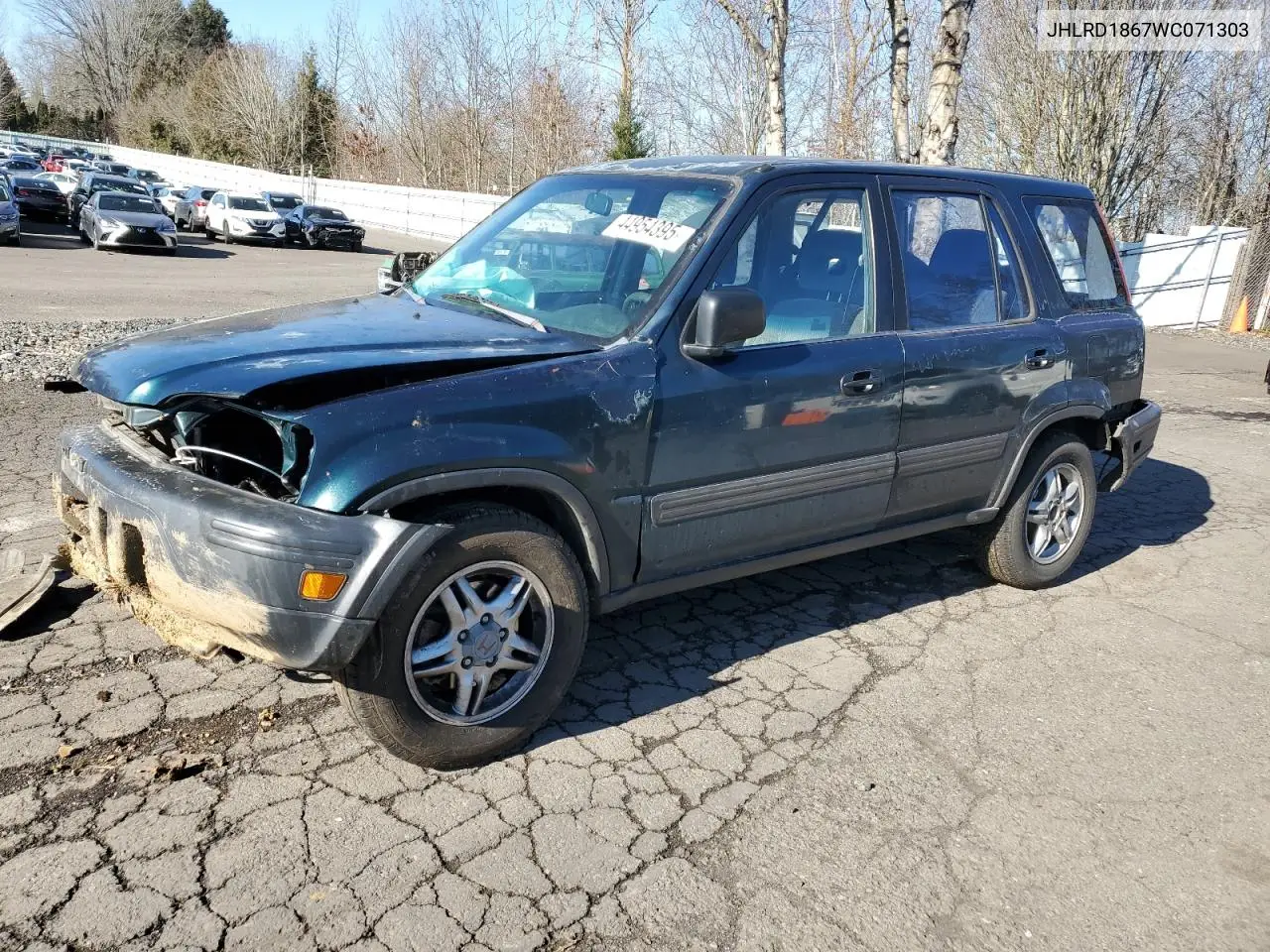 1998 Honda Cr-V Ex VIN: JHLRD1867WC071303 Lot: 44954395