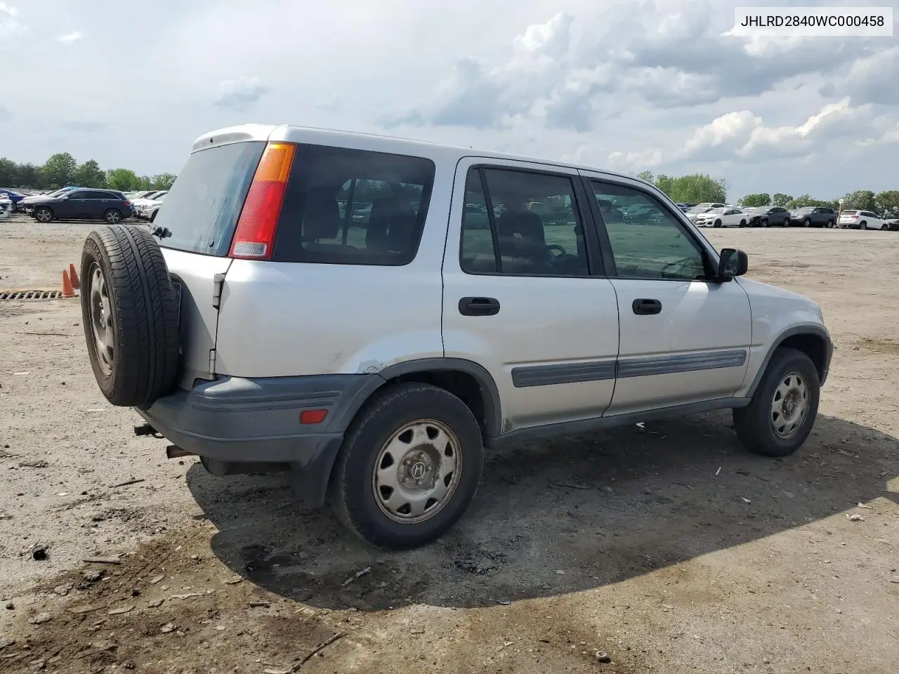 1998 Honda Cr-V Lx VIN: JHLRD2840WC000458 Lot: 54053685