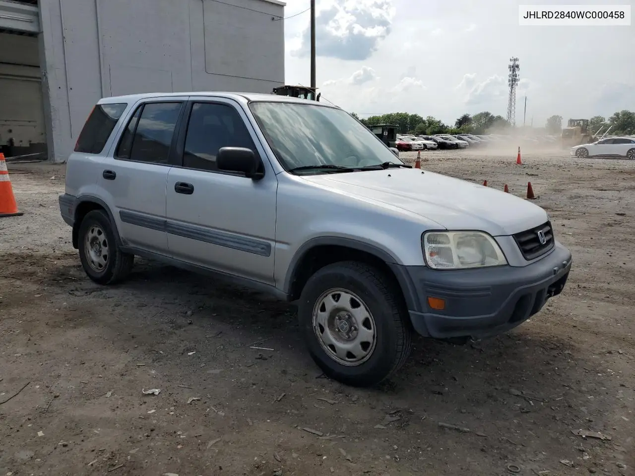 1998 Honda Cr-V Lx VIN: JHLRD2840WC000458 Lot: 54053685