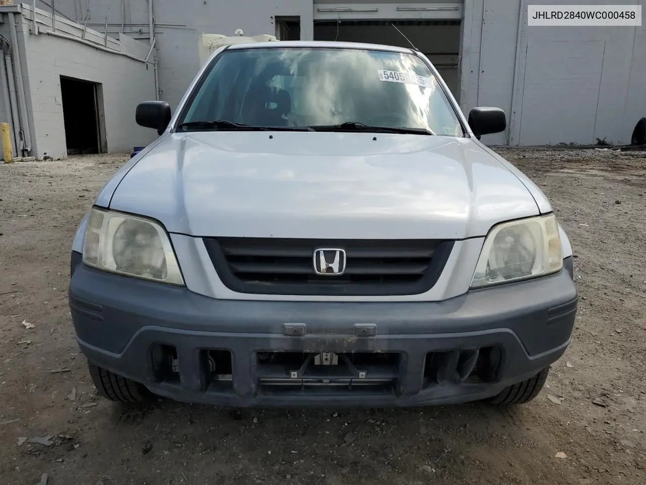 1998 Honda Cr-V Lx VIN: JHLRD2840WC000458 Lot: 54053685