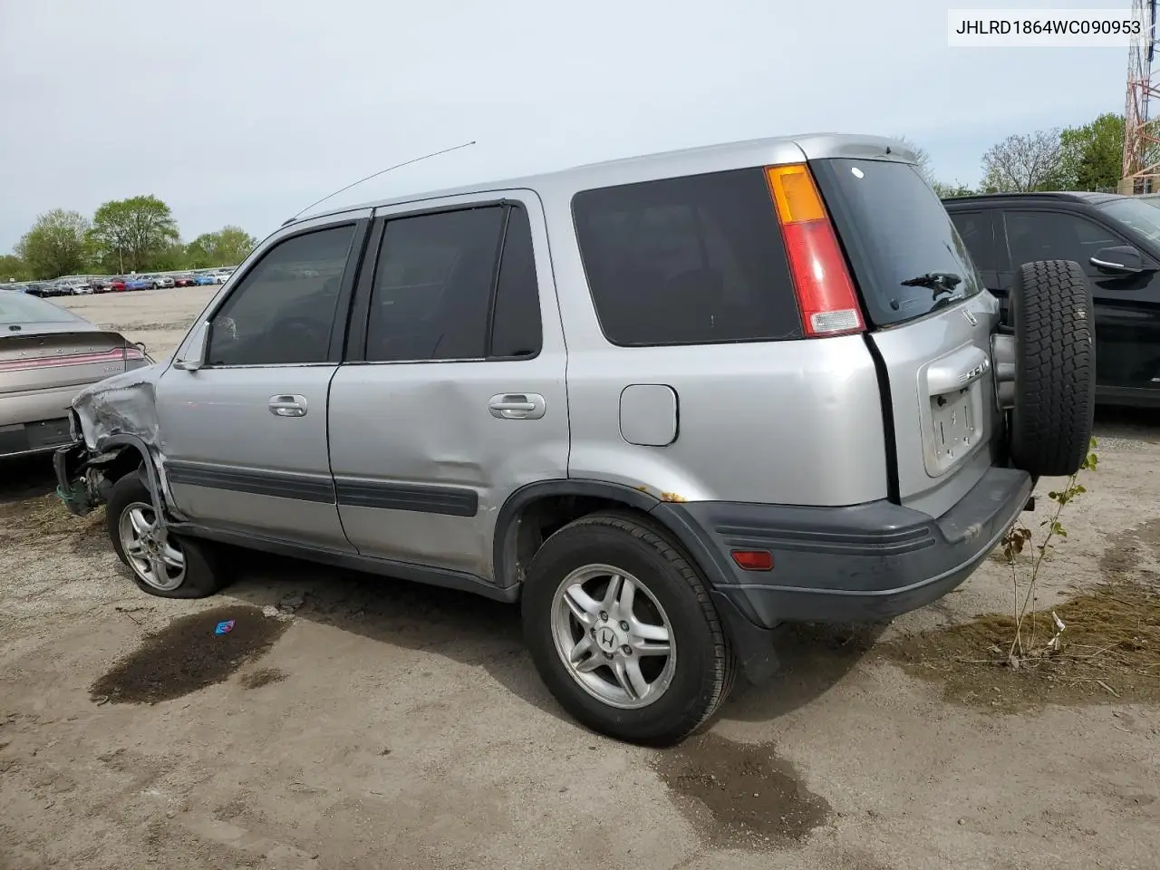 1998 Honda Cr-V Ex VIN: JHLRD1864WC090953 Lot: 55248255