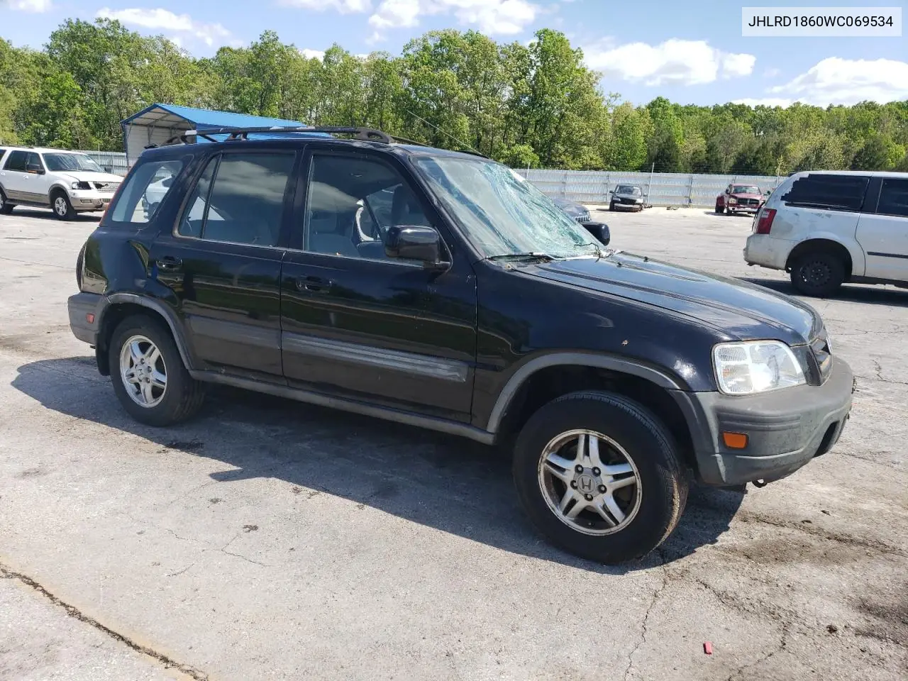 1998 Honda Cr-V Ex VIN: JHLRD1860WC069534 Lot: 56193685