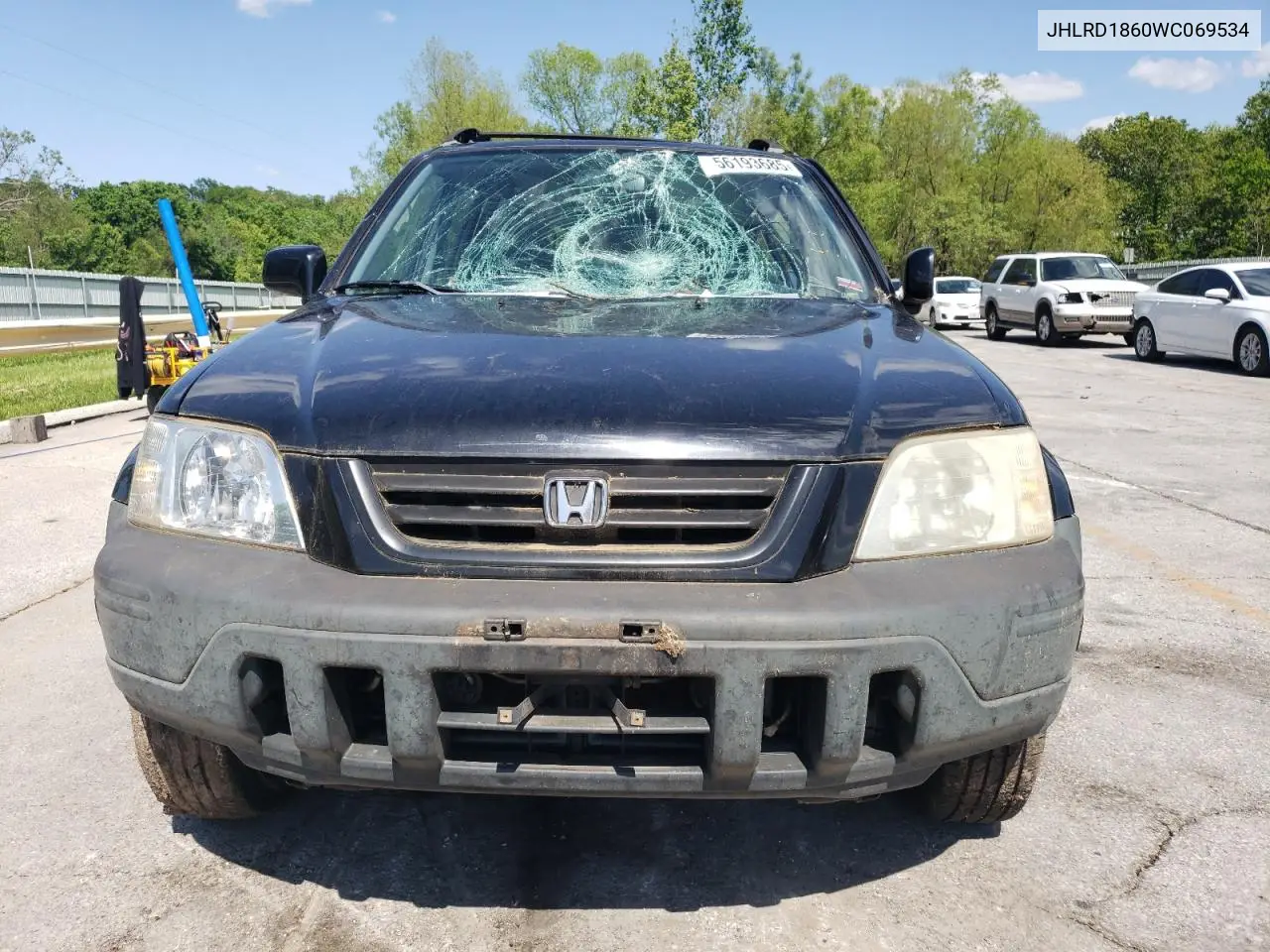 1998 Honda Cr-V Ex VIN: JHLRD1860WC069534 Lot: 56193685