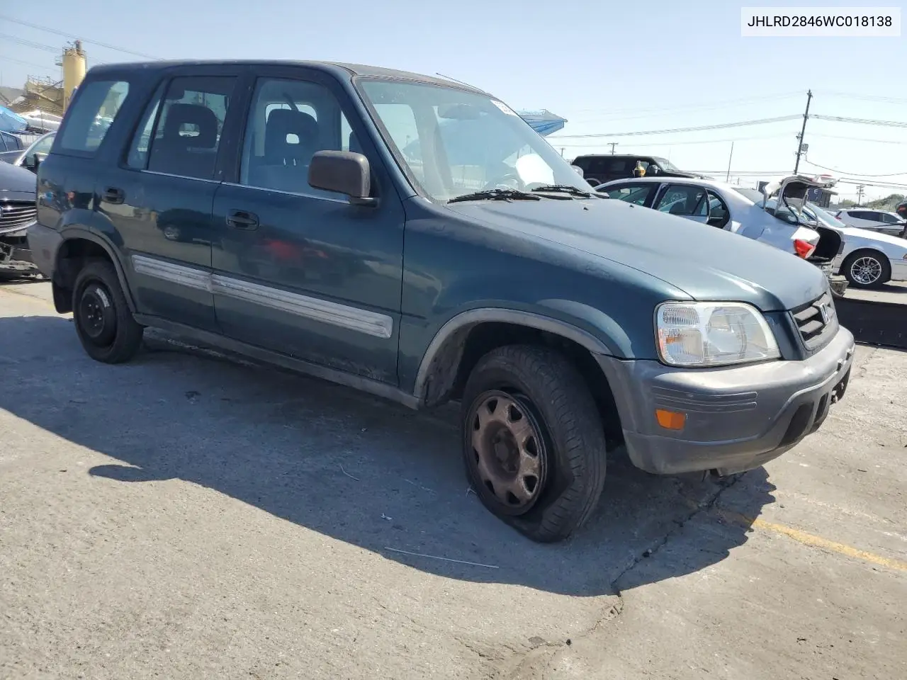 1998 Honda Cr-V Lx VIN: JHLRD2846WC018138 Lot: 62584055