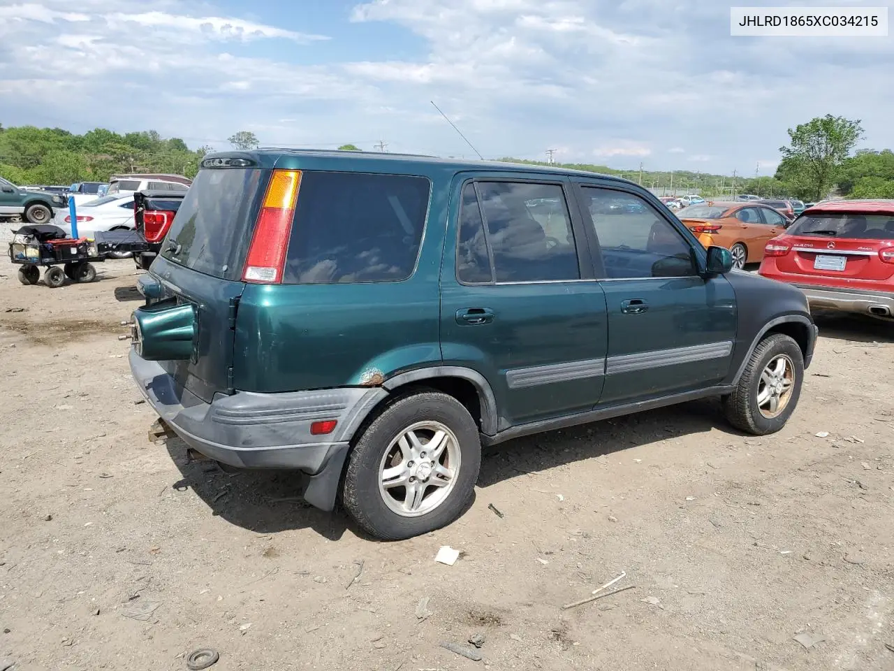 1999 Honda Cr-V Ex VIN: JHLRD1865XC034215 Lot: 55917495