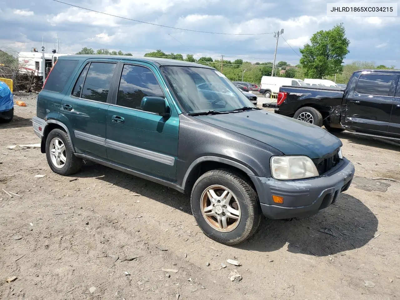 1999 Honda Cr-V Ex VIN: JHLRD1865XC034215 Lot: 55917495