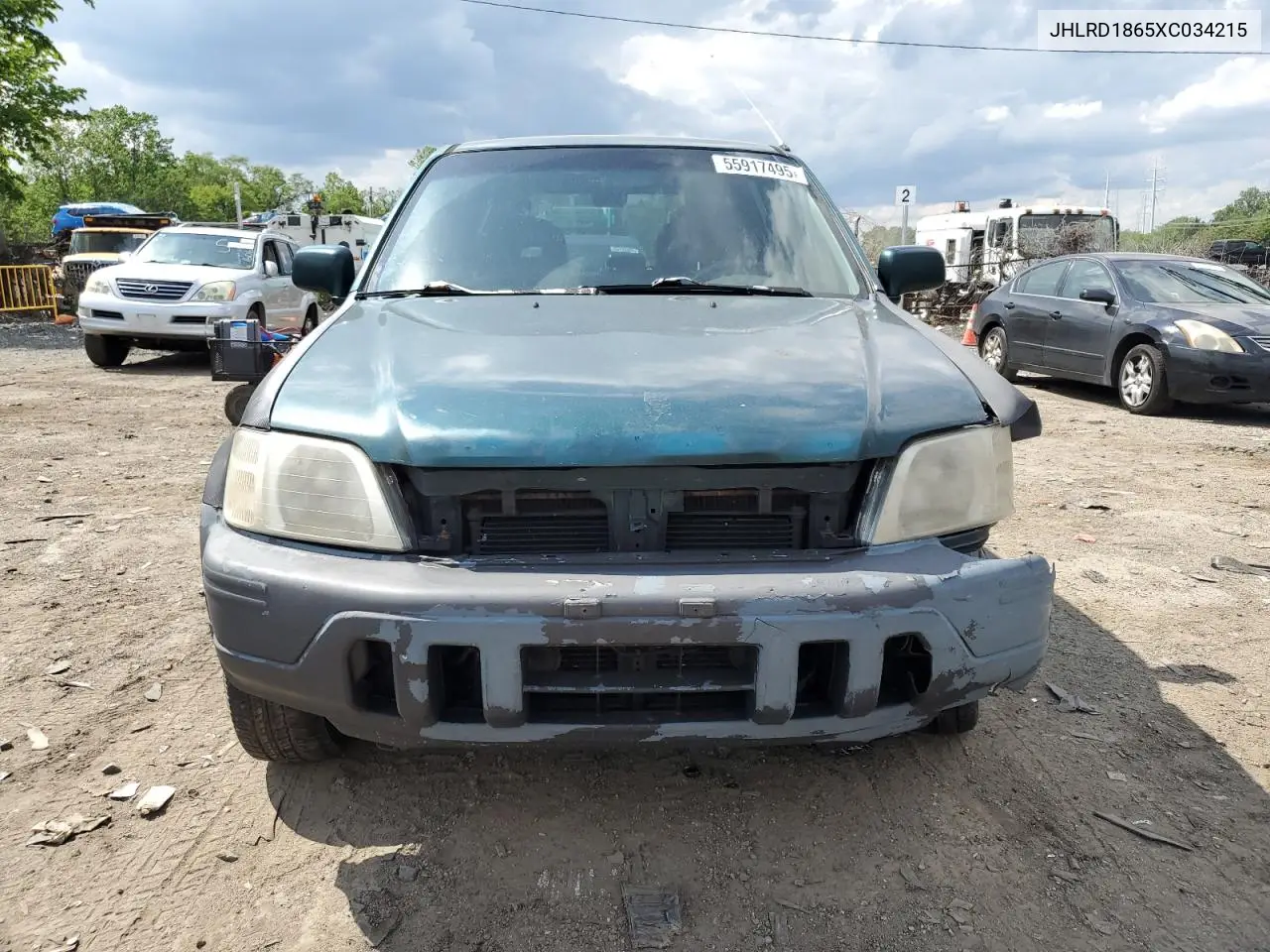 1999 Honda Cr-V Ex VIN: JHLRD1865XC034215 Lot: 55917495