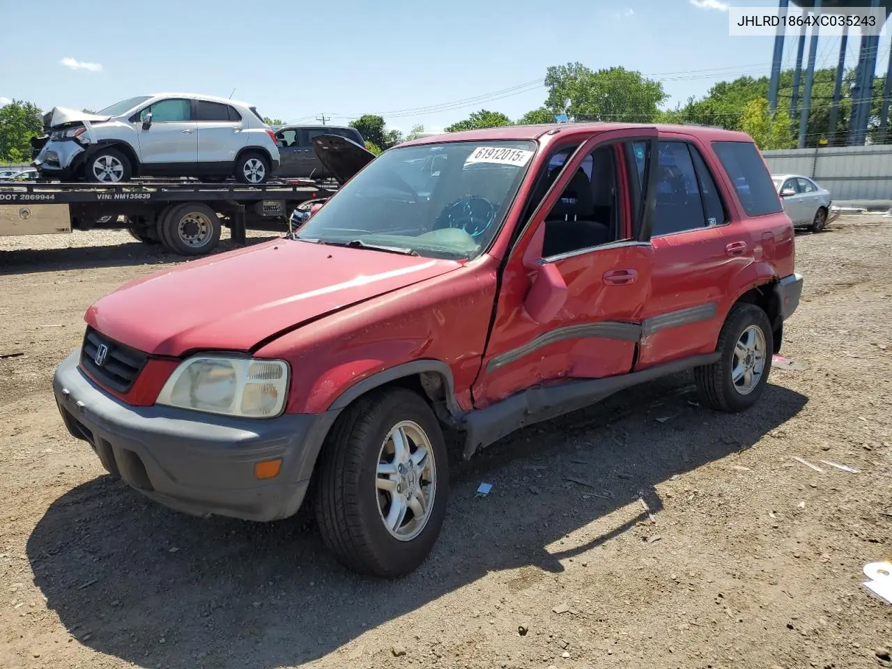 1999 Hond Cr-V Ex Auto VIN: JHLRD1864XC035243 Lot: 61912015