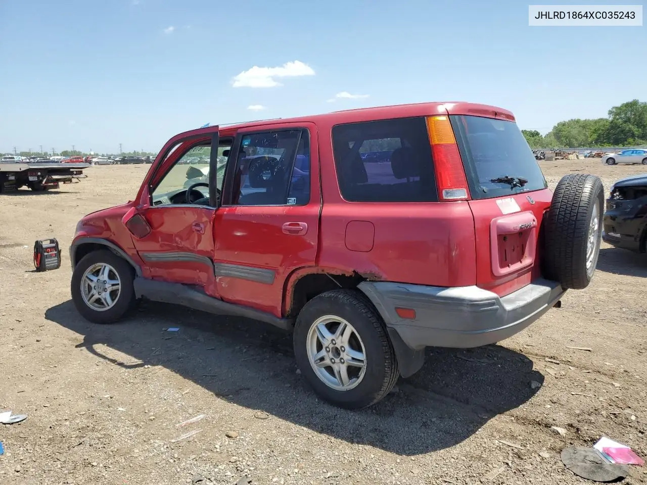 1999 Hond Cr-V Ex Auto VIN: JHLRD1864XC035243 Lot: 61912015