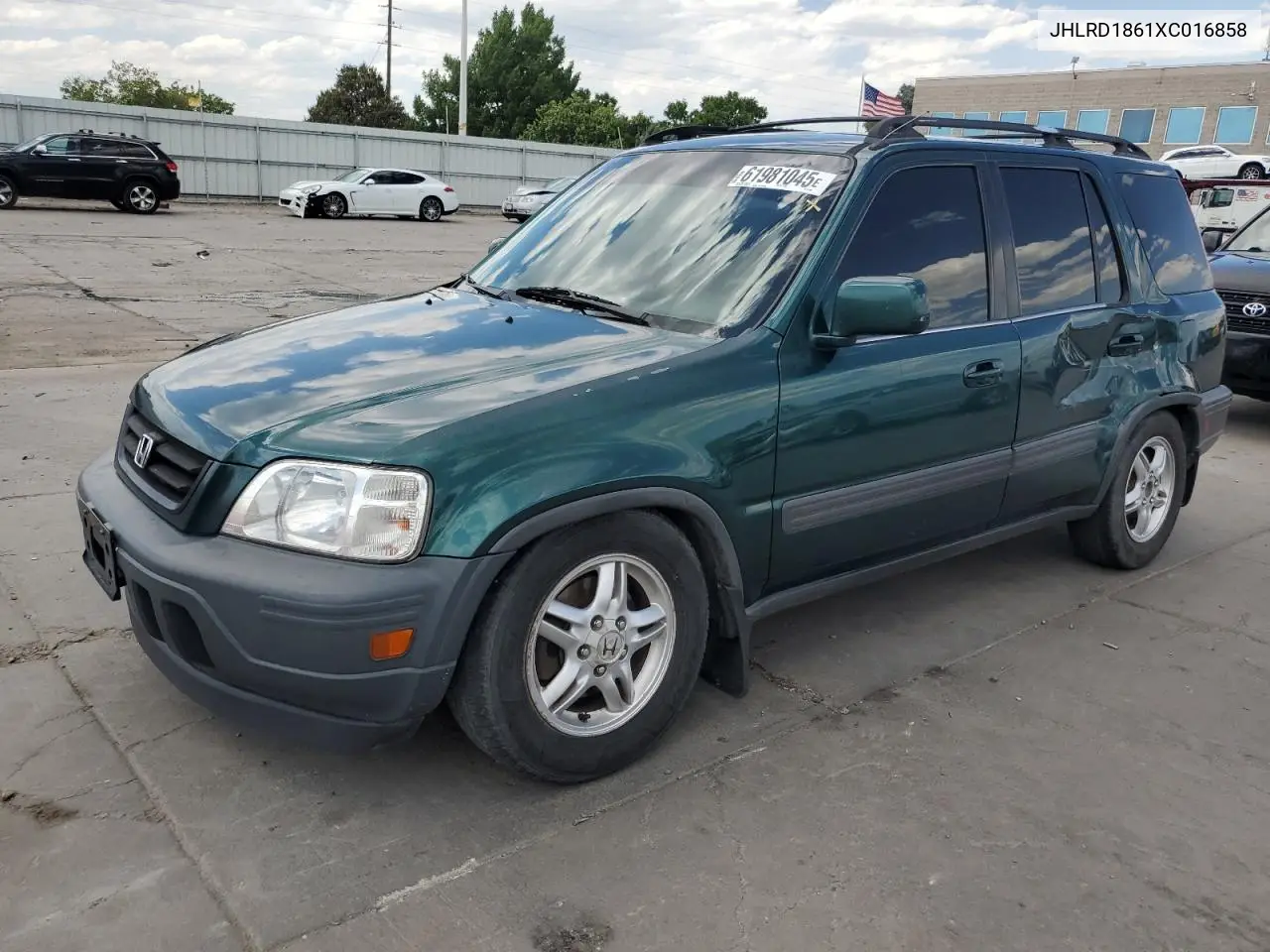 1999 Honda Cr-V Ex VIN: JHLRD1861XC016858 Lot: 61981045