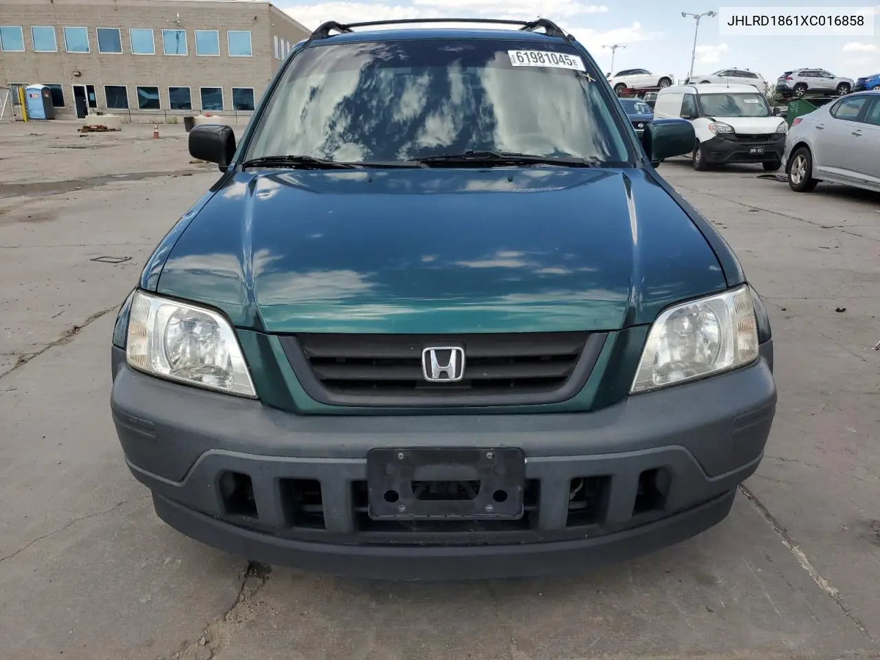 1999 Honda Cr-V Ex VIN: JHLRD1861XC016858 Lot: 61981045