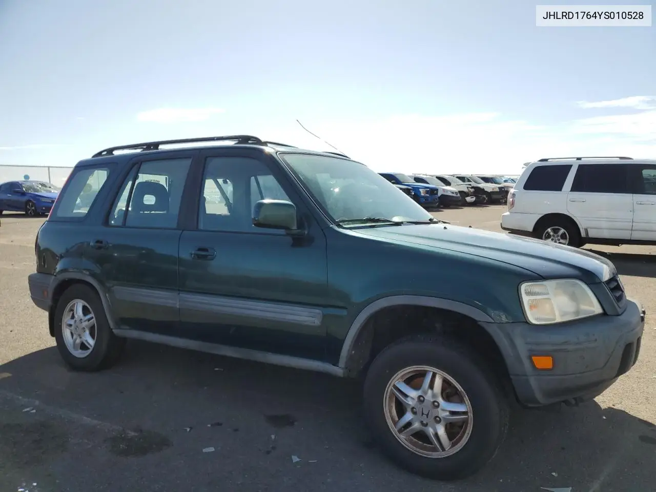 2000 Honda Cr-V Ex VIN: JHLRD1764YS010528 Lot: 44171525