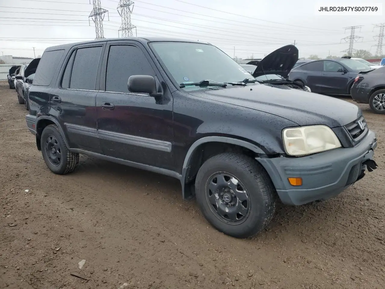 2000 Honda Cr-V Lx VIN: JHLRD2847YS007769 Lot: 55428755